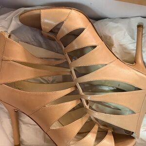 Michael Kors Blush Cutout Stiletto Sandals